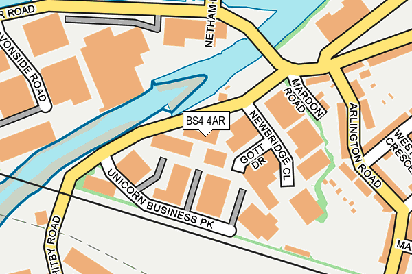 BS4 4AR map - OS OpenMap – Local (Ordnance Survey)