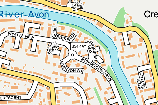 BS4 4AY map - OS OpenMap – Local (Ordnance Survey)