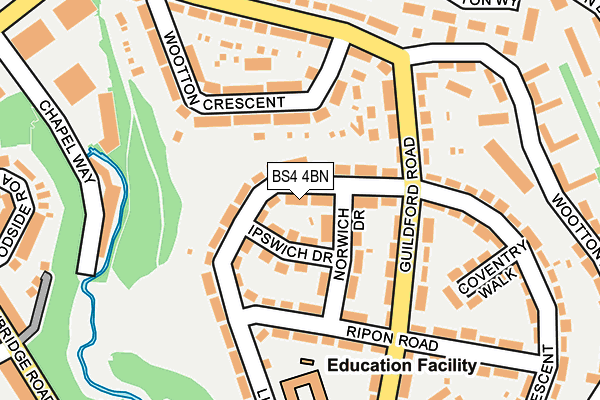BS4 4BN map - OS OpenMap – Local (Ordnance Survey)