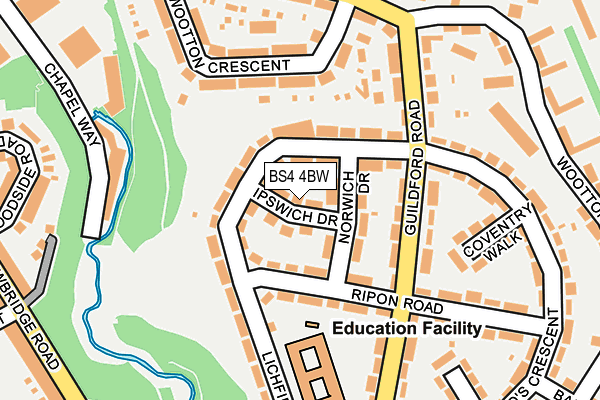 BS4 4BW map - OS OpenMap – Local (Ordnance Survey)