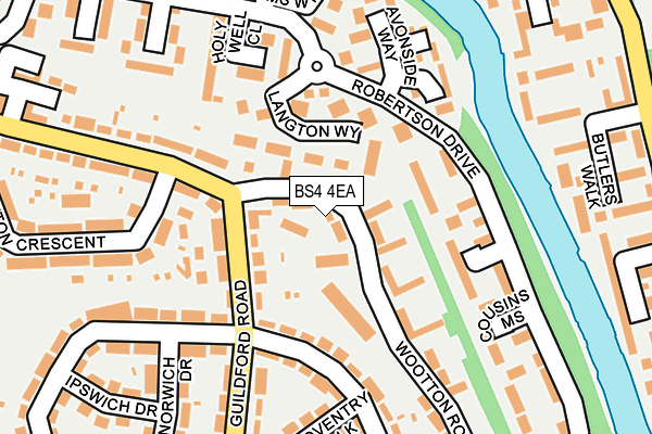 BS4 4EA map - OS OpenMap – Local (Ordnance Survey)
