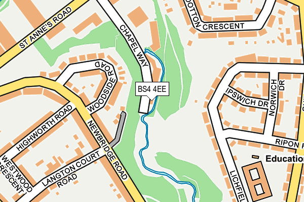BS4 4EE map - OS OpenMap – Local (Ordnance Survey)
