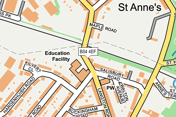 BS4 4EF map - OS OpenMap – Local (Ordnance Survey)