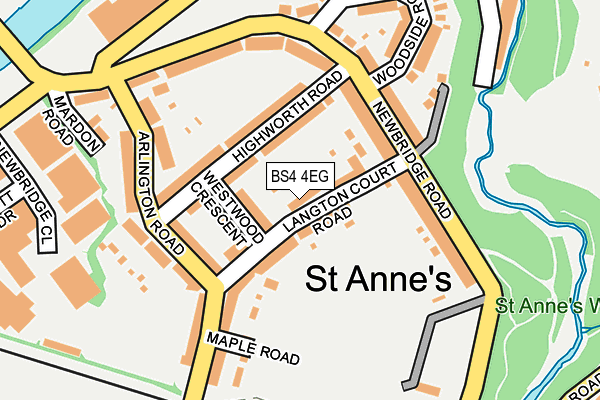 BS4 4EG map - OS OpenMap – Local (Ordnance Survey)