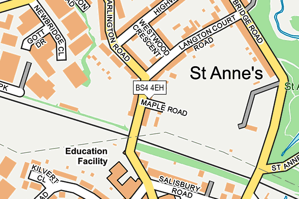 BS4 4EH map - OS OpenMap – Local (Ordnance Survey)