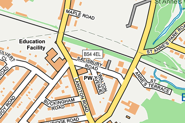 BS4 4EL map - OS OpenMap – Local (Ordnance Survey)