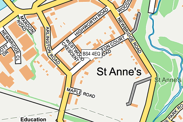 BS4 4EQ map - OS OpenMap – Local (Ordnance Survey)