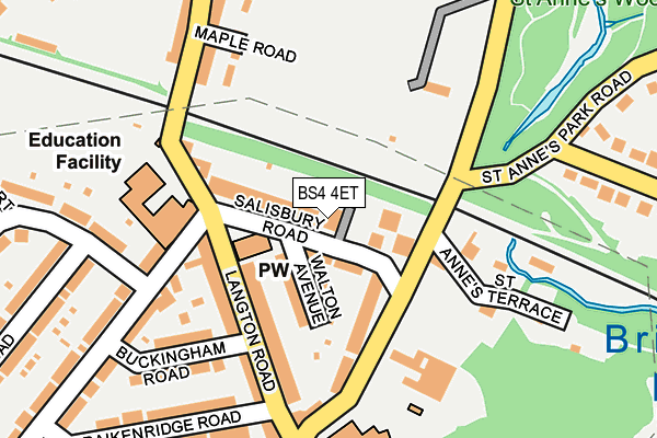 BS4 4ET map - OS OpenMap – Local (Ordnance Survey)