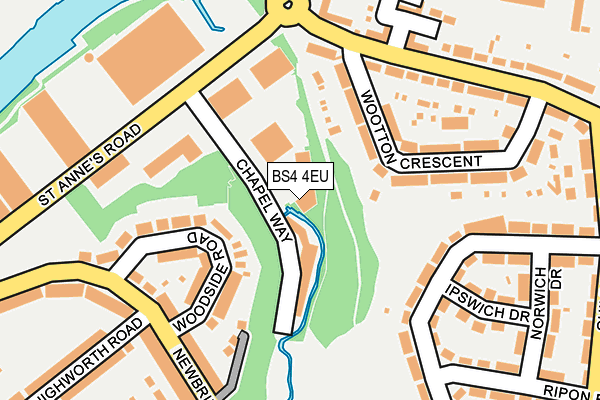 BS4 4EU map - OS OpenMap – Local (Ordnance Survey)