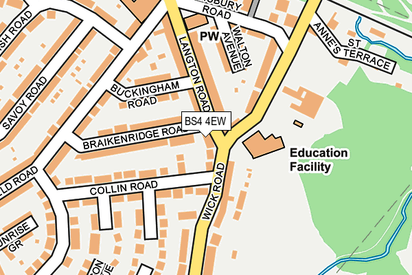 BS4 4EW map - OS OpenMap – Local (Ordnance Survey)