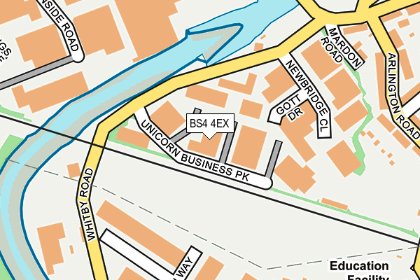 BS4 4EX map - OS OpenMap – Local (Ordnance Survey)