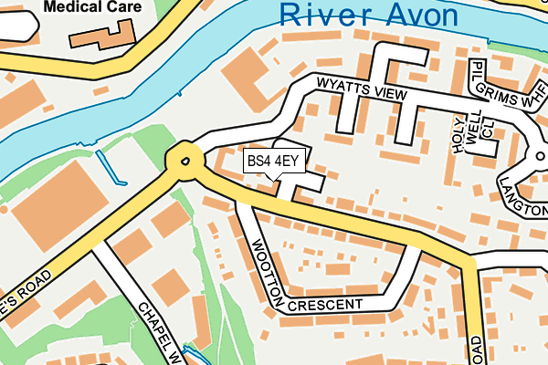 BS4 4EY map - OS OpenMap – Local (Ordnance Survey)