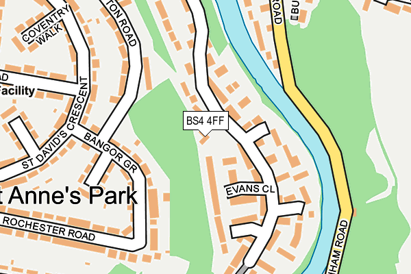 BS4 4FF map - OS OpenMap – Local (Ordnance Survey)