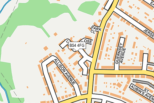 BS4 4FG map - OS OpenMap – Local (Ordnance Survey)