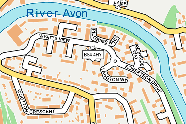BS4 4HY map - OS OpenMap – Local (Ordnance Survey)