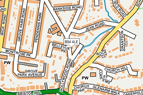 BS4 4LE map - OS OpenMap – Local (Ordnance Survey)