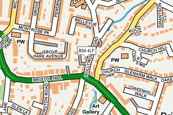 BS4 4LF map - OS OpenMap – Local (Ordnance Survey)