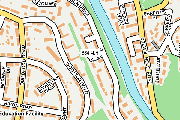 BS4 4LH map - OS OpenMap – Local (Ordnance Survey)