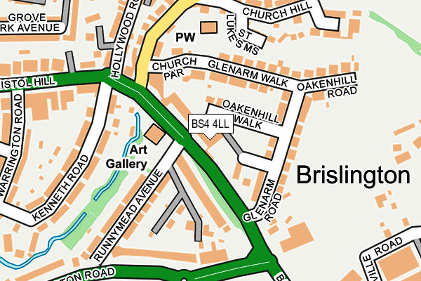 BS4 4LL map - OS OpenMap – Local (Ordnance Survey)