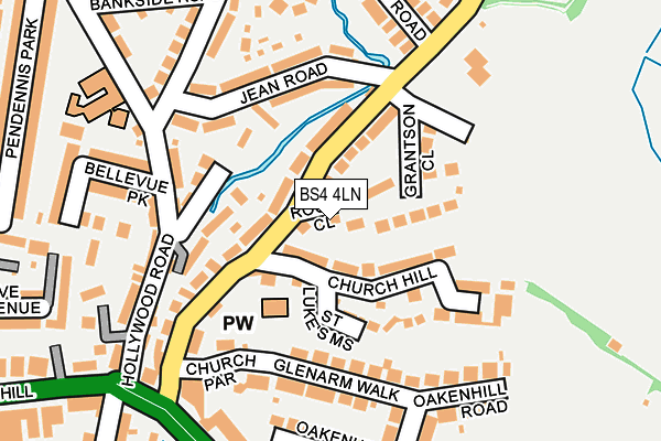 BS4 4LN map - OS OpenMap – Local (Ordnance Survey)