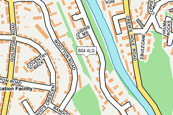 BS4 4LQ map - OS OpenMap – Local (Ordnance Survey)