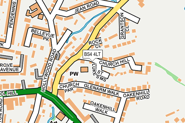 BS4 4LT map - OS OpenMap – Local (Ordnance Survey)