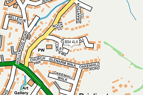 BS4 4LX map - OS OpenMap – Local (Ordnance Survey)