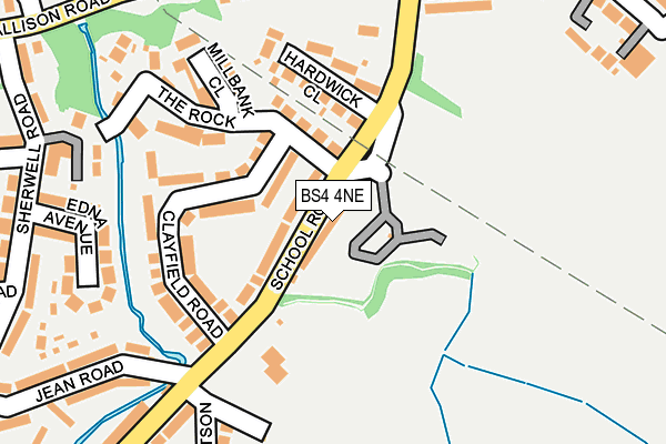 BS4 4NE map - OS OpenMap – Local (Ordnance Survey)