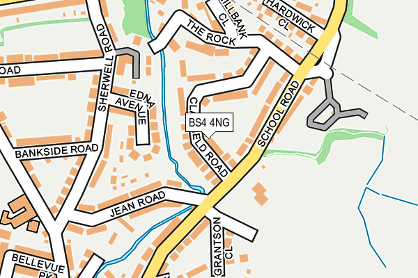 BS4 4NG map - OS OpenMap – Local (Ordnance Survey)