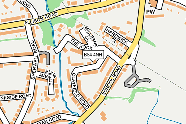 BS4 4NH map - OS OpenMap – Local (Ordnance Survey)