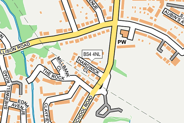 BS4 4NL map - OS OpenMap – Local (Ordnance Survey)