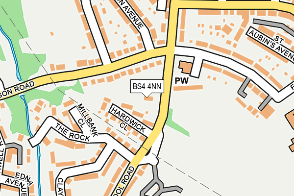 BS4 4NN map - OS OpenMap – Local (Ordnance Survey)