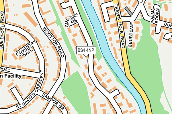 BS4 4NP map - OS OpenMap – Local (Ordnance Survey)