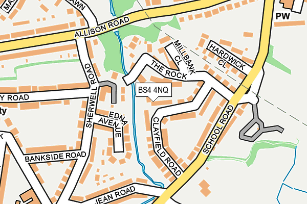 BS4 4NQ map - OS OpenMap – Local (Ordnance Survey)