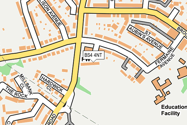 BS4 4NT map - OS OpenMap – Local (Ordnance Survey)