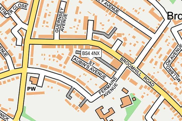 BS4 4NX map - OS OpenMap – Local (Ordnance Survey)