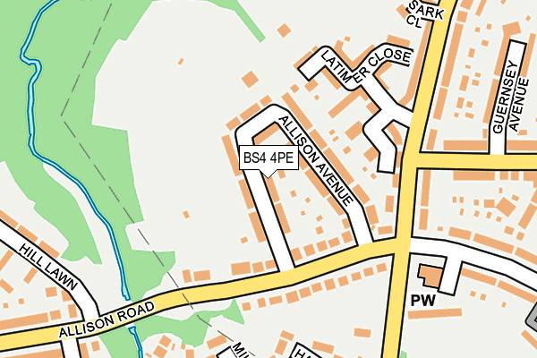 BS4 4PE map - OS OpenMap – Local (Ordnance Survey)