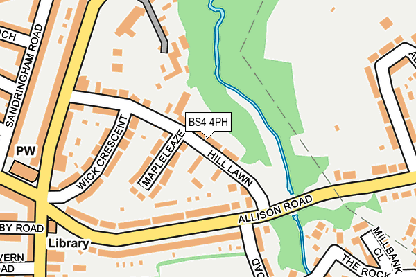 BS4 4PH map - OS OpenMap – Local (Ordnance Survey)