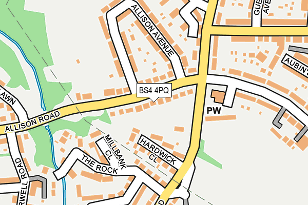 BS4 4PQ map - OS OpenMap – Local (Ordnance Survey)