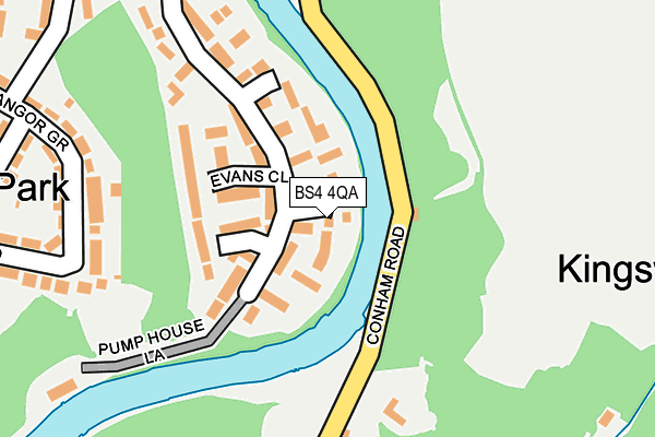 BS4 4QA map - OS OpenMap – Local (Ordnance Survey)