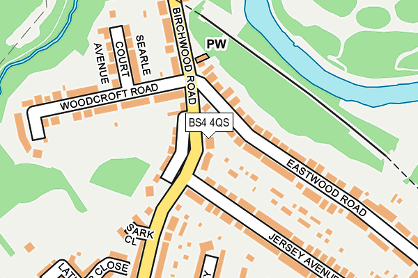 BS4 4QS map - OS OpenMap – Local (Ordnance Survey)