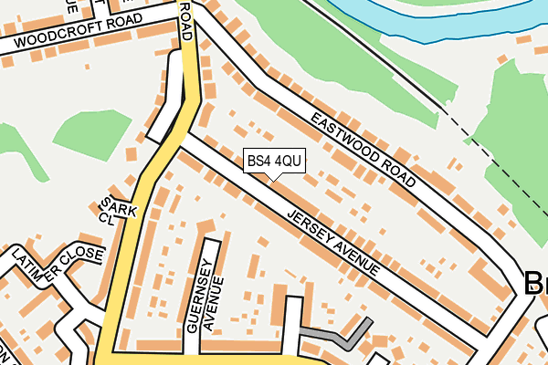 BS4 4QU map - OS OpenMap – Local (Ordnance Survey)