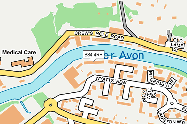 BS4 4RH map - OS OpenMap – Local (Ordnance Survey)