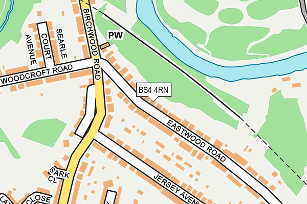 BS4 4RN map - OS OpenMap – Local (Ordnance Survey)