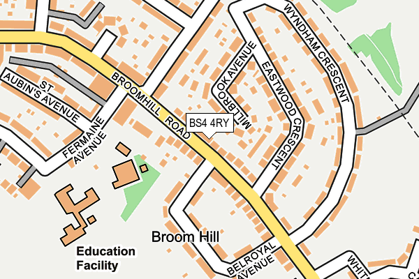 BS4 4RY map - OS OpenMap – Local (Ordnance Survey)