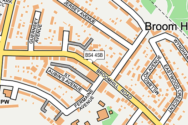 BS4 4SB map - OS OpenMap – Local (Ordnance Survey)