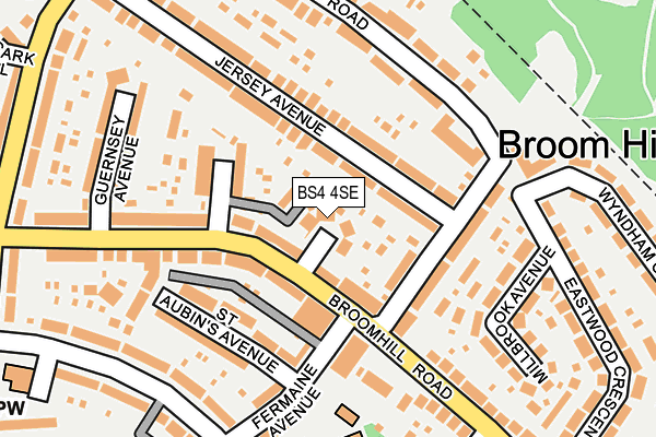 BS4 4SE map - OS OpenMap – Local (Ordnance Survey)