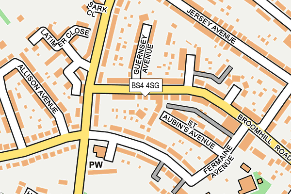BS4 4SG map - OS OpenMap – Local (Ordnance Survey)