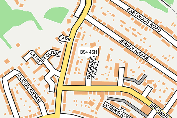 BS4 4SH map - OS OpenMap – Local (Ordnance Survey)
