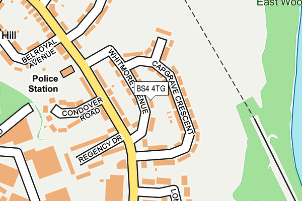 BS4 4TG map - OS OpenMap – Local (Ordnance Survey)